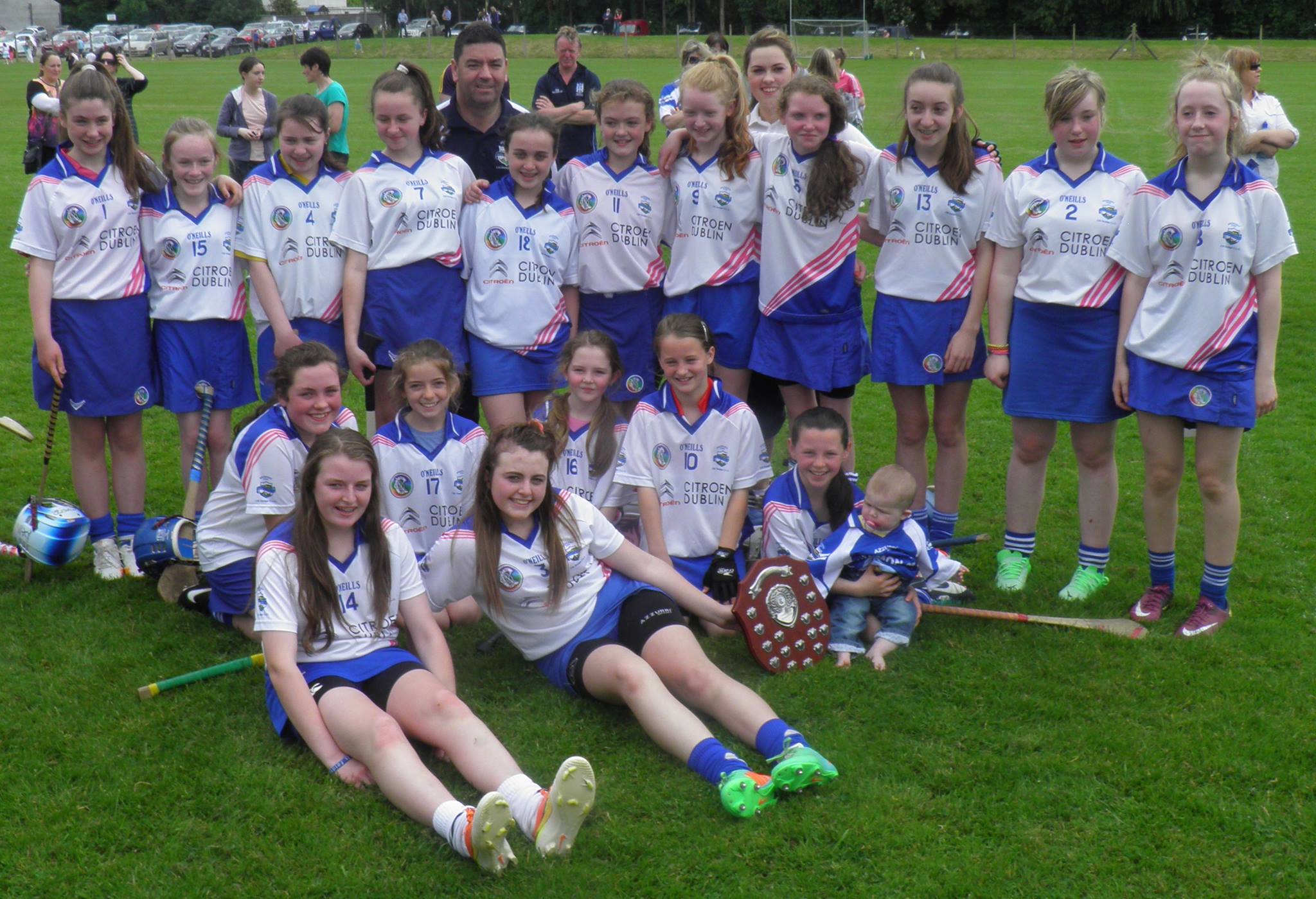 Kildalkey U14 winning Camogie Team